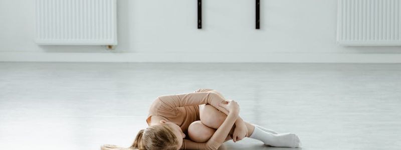 Soft light hitting a minimalist yoga studio interior
